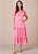Vestido Juliana com Babados Rosa Tatá Martello - Imagem 1