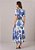 Vestido Luciane Estampado Midi Azul Tatá Martello - Imagem 4