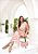 Vestido Luiza Midi Listrado Rosa Tatá Martello - Imagem 2