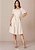 Vestido Isis Evasê Off-White Tatá Martello - Imagem 6
