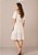 Vestido Isis Evasê Off-White Tatá Martello - Imagem 8