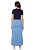 Saia Mariana Jeans Longa Azul Hapuk - Imagem 5