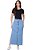 Saia Mariana Jeans Longa Azul Hapuk - Imagem 2