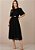 Vestido Núbia Midi Preto Tatá Martello - Imagem 1
