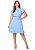 Vestido Juliane com Babados Azul Hapuk - Imagem 1