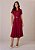 Vestido Anastasia Evasê Marsala Tatá Martello - Imagem 3