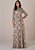 Vestido Cecilia Longo Estampado Bege Tatá Martello - Imagem 1