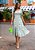 Vestido Josy Bordado Verde Tatá Martello - Imagem 3