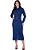 Vestido Berenice Jeans Justo Azul Escuro Hapuk - Imagem 1