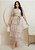 Vestido Evasê Chiffon Estampado Laura Rosa - Imagem 4