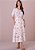 Vestido Dayane Evasê Bordado Off-White Tatá Martello - Imagem 1