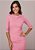 Vestido Janaina Justo Midi Rosa Tatá Martello - Imagem 2