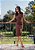Vestido Karen Justo Marrom Tatá Martello - Imagem 2