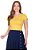 Blusa Ellen Malha Amarela Hapuk - Imagem 1