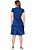 Vestido Vanderleia Malha Jeans Azul Hapuk - Imagem 2