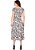 Vestido Jamile Midi Estampado Preto Hapuk - Imagem 2