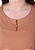 Vestido Claudete Malha Marrom Hapuk - Imagem 3