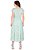 Vestido Jamile Midi Estampado Verde Água Hapuk - Imagem 2