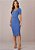 Vestido Justo Catia Malha Azul Tatá Martello - Imagem 1