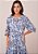 Vestido Maria Evasê Estampado Azul Tatá Martello - Imagem 2