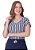 Blusa Maria Listrada Azul Hapuk - Imagem 1