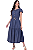 Vestido Cecilia Jeans Leve Azul Marinho Hapuk - Imagem 1