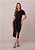 Vestido Samara Malha Midi Preto Tatá Martello - Imagem 2