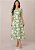 Vestido Laura Midi Estampado Verde Tatá Martello - Imagem 1