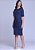 Vestido Fátima Justo Azul Hapuk - Imagem 1