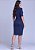 Vestido Fátima Justo Azul Hapuk - Imagem 3