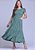 Vestido Aldeni Malha Verde Hapuk - Imagem 1