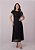 Vestido Taila Midi Evasê Preto Tatá Martello - Imagem 3