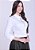 Camisa Gislaine com Bordado Branca Hapuk - Imagem 1