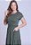 Vestido Emily Malha Evasê Verde Hapuk - Imagem 2