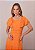 Vestido Renata Midi Evasê Laranja Tatá Martello - Imagem 4