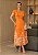 Vestido Renata Midi Evasê Laranja Tatá Martello - Imagem 2