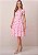 Vestido Samela Evasê Estampado Rosa Tatá Martello - Imagem 2
