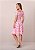 Vestido Samela Evasê Estampado Rosa Tatá Martello - Imagem 4