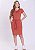 Vestido Kiara Justo Malha Terracota Hapuk - Imagem 1