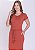 Vestido Kiara Justo Malha Terracota Hapuk - Imagem 3