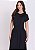 Vestido Iracy com Franzidos Preto Hapuk - Imagem 2