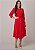 Vestido Naila Midi Vermelho Tatá Martello - Imagem 1