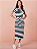 Vestido Adriana Malha Listrado Verde Tatá Martello - Imagem 1