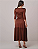 Vestido Bela com Babado Marrom Tatá Martello - Imagem 3