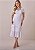 Vestido Helenice Midi com Babados Branco Tatá Martello - Imagem 1