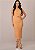 Vestido Adriana Justo Midi Laranja Tatá Martello - Imagem 2