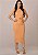 Vestido Adriana Justo Midi Laranja Tatá Martello - Imagem 1