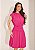 Vestido Manga Curta Renata com Franzidos Pink Tatá Martello - Imagem 2