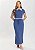 Conjunto Blusa e Saia Longa Lua Moletinho Azul Hapuk - Imagem 1