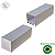 Perfil Alumínio Sobrepor p/ fita LED 35x35 barra de 1 metro - Imagem 4